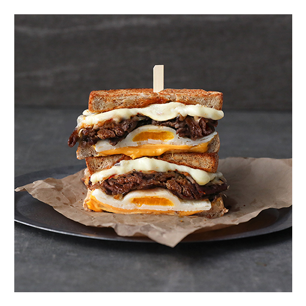 Grilled-beef Cheese Sandwich